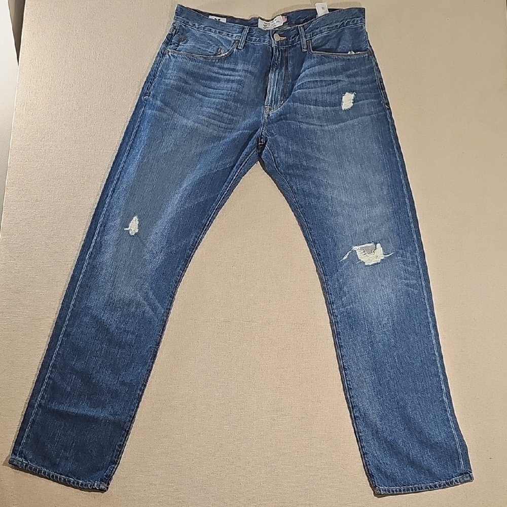 Lucky Brand Men's Relaxed Distressed Denim Jeans